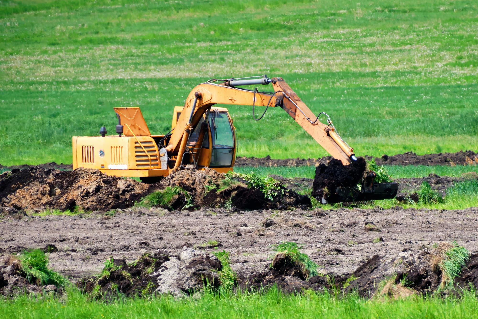 land clearing for construction in Portland