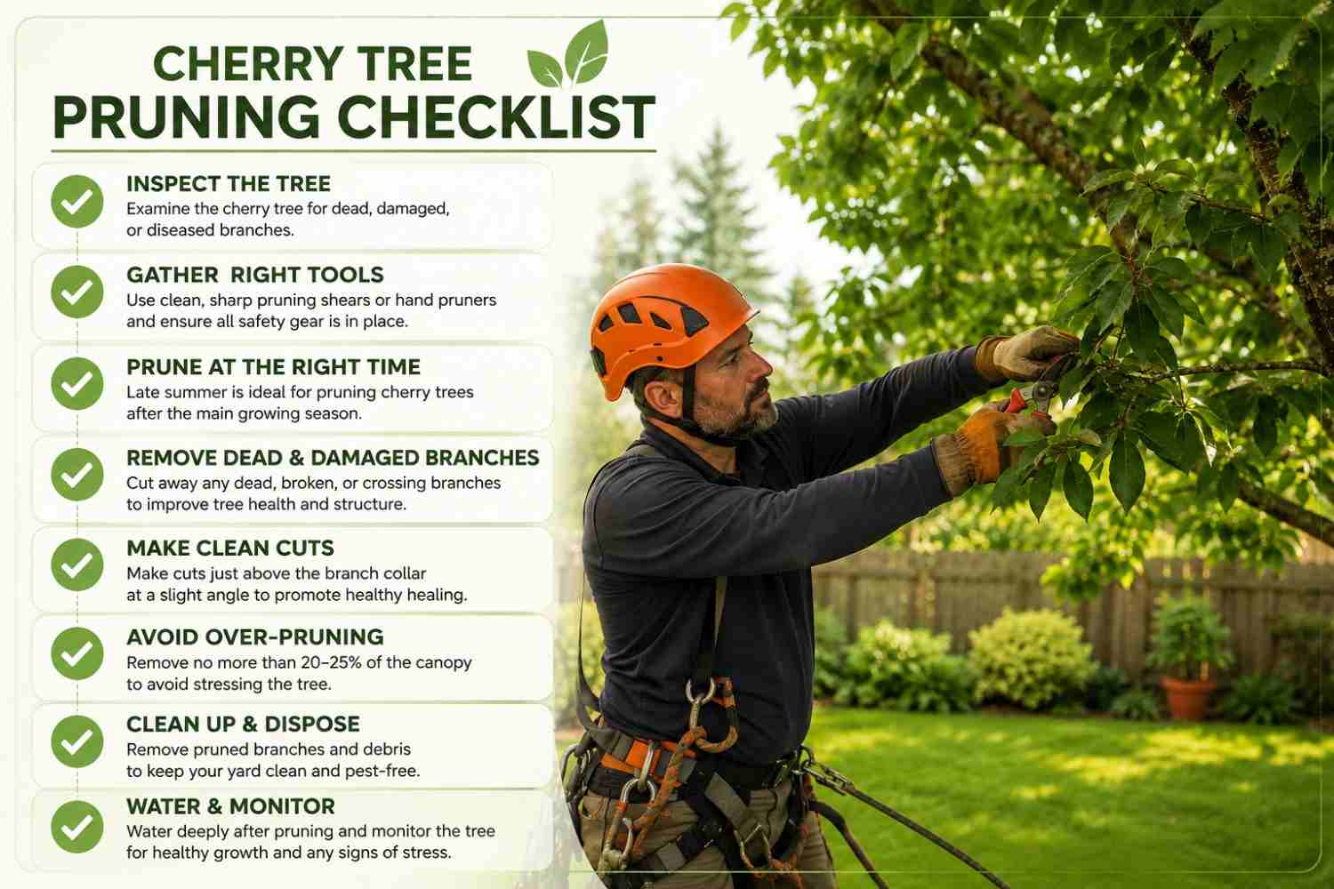 when to trim a cherry tree