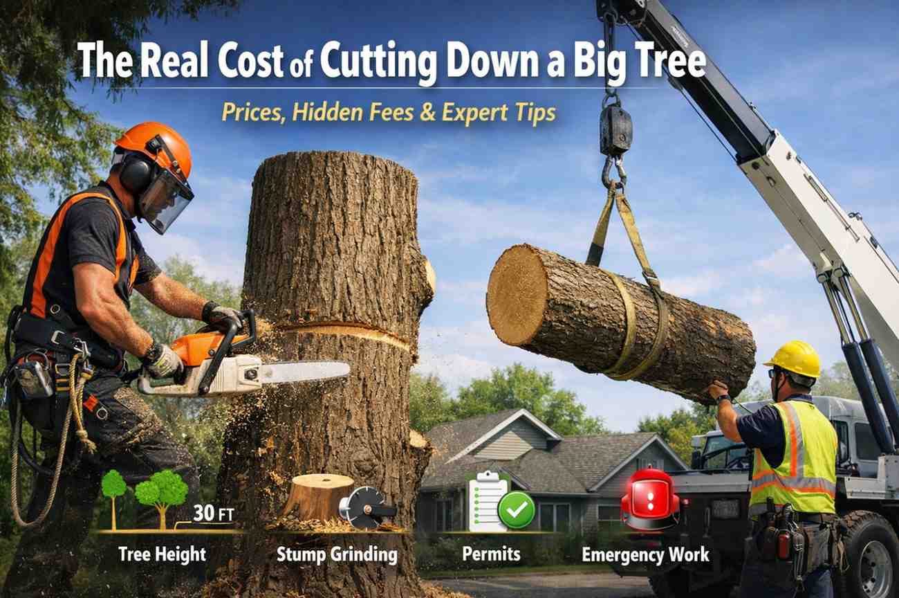 The Real Cost of Cutting Down a Big Tree: Prices, Hidden Fees & Expert Tips