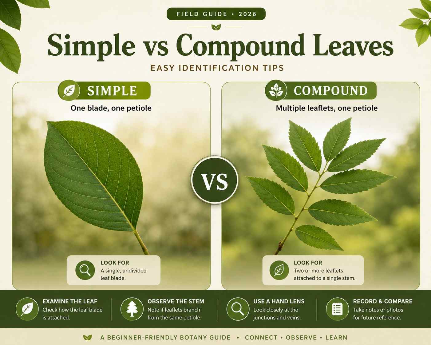 Easy Simple vs Compound Leaves Identification Tips (2026)